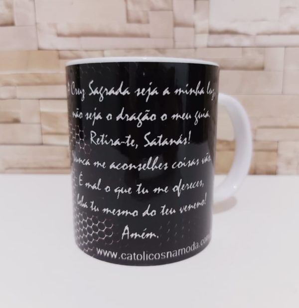 Caneca de Porcelana São Bento com Oração - Image 2