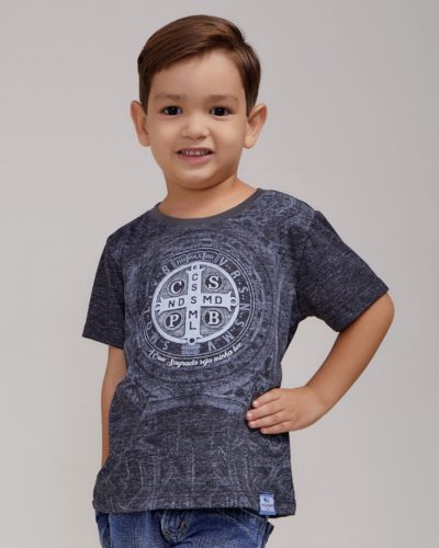 Camiseta Infantil Medalha de São Bento