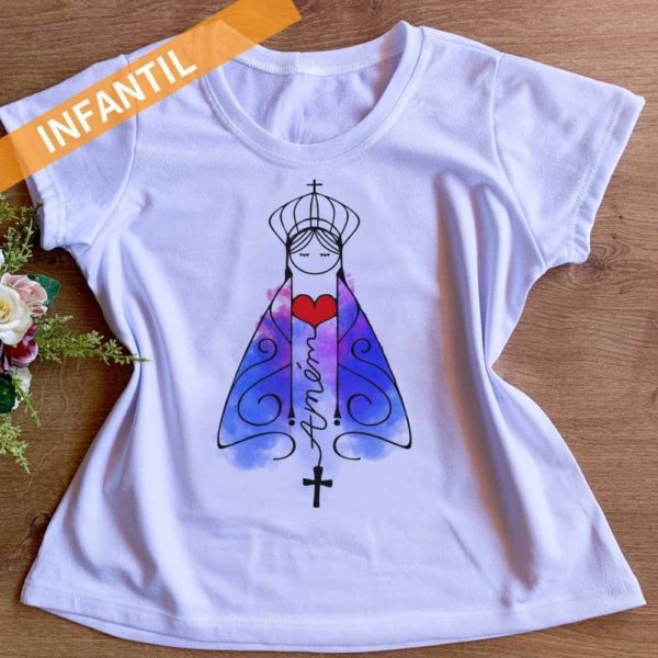 T-Shirt Nossa Senhora Aparecida Infantil