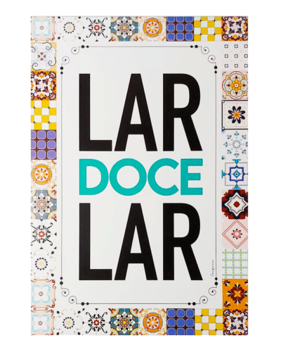 Placa Decorativa Lar Doce Lar - MDF