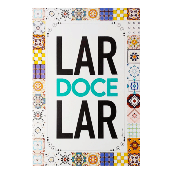 Placa Decorativa Lar Doce Lar - MDF