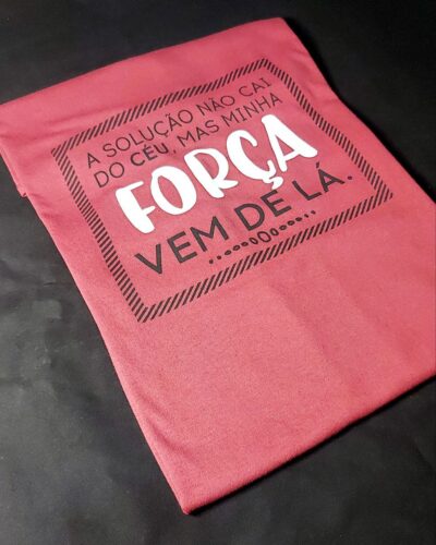 Camiseta Masculina A Solução não cai do Céu
