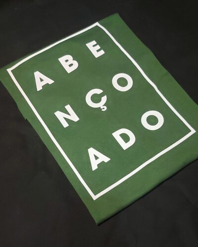 Camiseta Masculina Abençoado