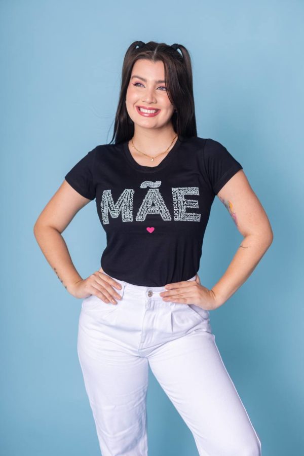 T-shirt Mãe Amiga Abençoada Amiga Protetora - Presente Mãe
