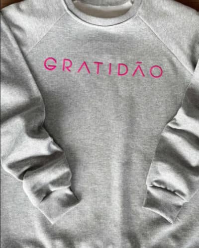 Moletom Raglan Gratidão