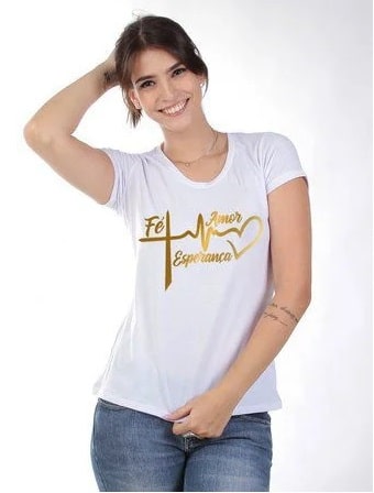 T-shirt Fé Amor Esperança