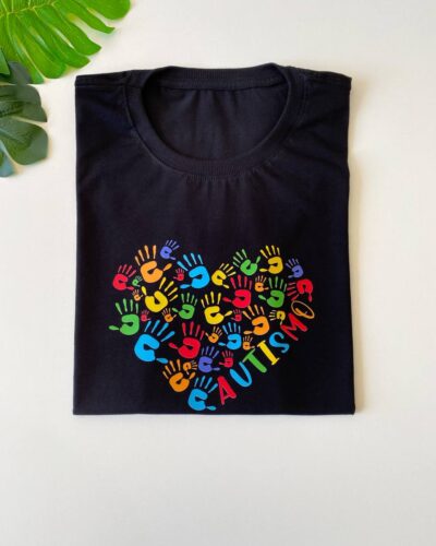 T-shirt Coração Inclusão Autismo