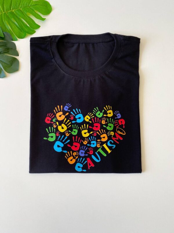 T-shirt Coração Inclusão Autismo
