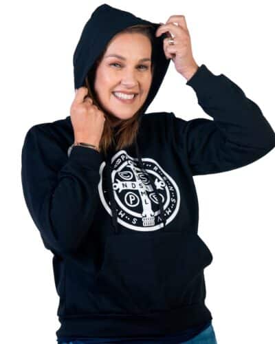 Blusa Moletom Unissex Medalha São Bento Preto com Bolso