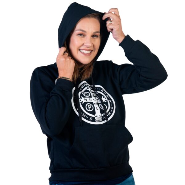 Blusa Moletom Unissex Medalha São Bento Preto com Bolso