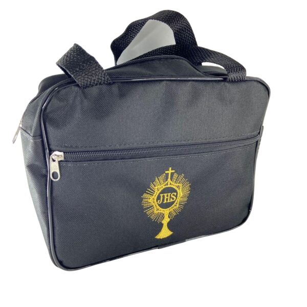 Bolsa Porta Bíblia Necessaire Ostensório - Cor Preta