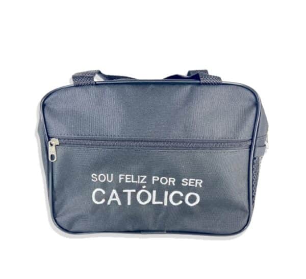 Bolsa Unissex Porta Bíblia Necessaire Sou Feliz Por Ser Católico
